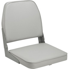 Attwood Swivl-Eze Low Back Padded Flip Seat - Grey [98395GY]
