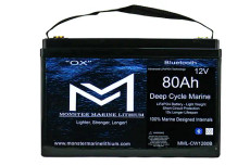 12v 80Ah Bluetooth Deep Cycle Lithium Marine Battery