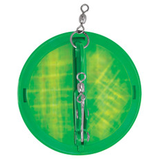 Luhr-Jensen 3-1\/4" Dipsy Diver - Kelly Green\/Silver Bottom Moon Jelly [5560-000-2511]