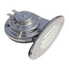 Schmitt Marine Mini Stainless Steel Single Drop-In Horn w\/Stainless Steel Grill - 12V High Pitch [10051]
