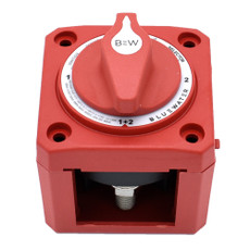 Bluewater Off\/1\/2\/Both Battery Switch - Surface Mount - Red [9800-007-11]