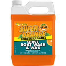 Star brite Super Orange Citrus Boat Wash  Wax - Fresh  Salt Water - 1 Gallon [94600]