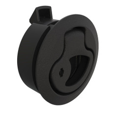 Southco Push-to-Close Latch, Medium Size, Key Locking, 2 - 7mm Grip, Plastic, Natural - Black [M1-41]