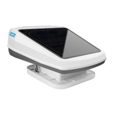 Camco Powered Roof Vent w\/Skylight - White [40460]