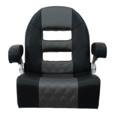 Springfield Console Helm Flip-Up - Black-Grey [1042035-BLK]