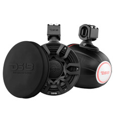 DS18 HYDRO 8" Marine Tower Speakers w\/RGB LED Lights  Pro Audio Loudspeakers - Black [NXL-X8PRO\/BK]