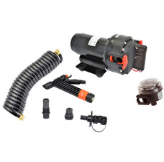 Johnson Pump 5.2 GPM Aqua Jet Washdown Pump Kit w\/Hose - 24V [64534-24]