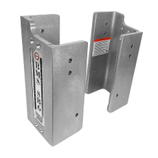Bob's Machine 6" Fixed Setback Brackets w\/1.5" Built-In Lift - Silver [100-406000-NOPC]