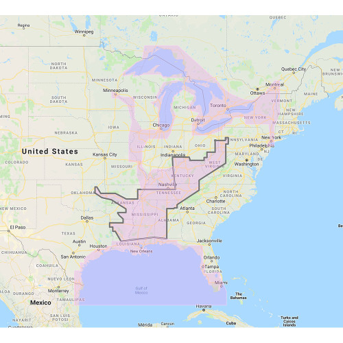 Furuno Gulf of Mexico, Great Lakes  Rivers - Vector Chart  Standard Resolution Satellite Photos f\/Part of the Great Lakes - Unlock Code [MM3-VNA-023]