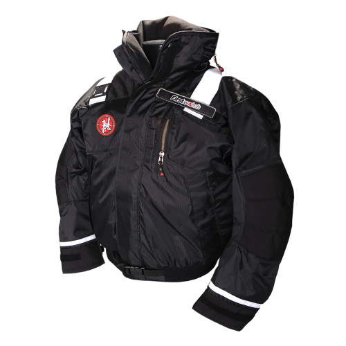 First Watch AB-1100 Flotation Bomber Jacket - Black - XXL [AB-1100-PRO-BK-2XL]