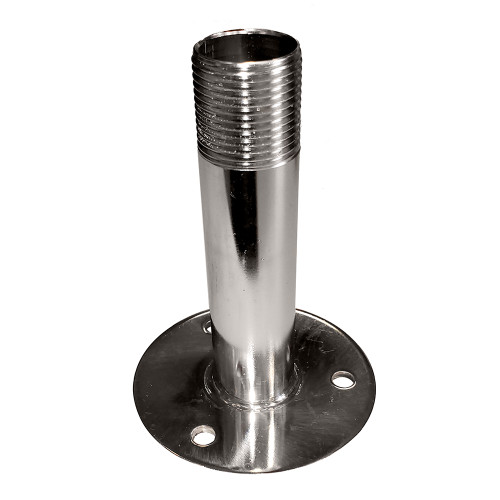 Sea-Dog Fixed Antenna Base 4-1\/4" Size w\/1"-14 Thread Formed 304 Stainless Steel [329515]