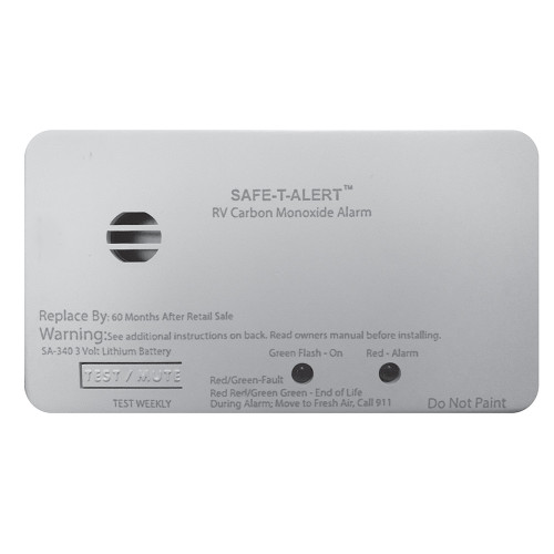 Safe-T-Alert SA-340 White RV\/Marine Battery Powered CO2 Detector - Rectangle [SA-340-WT]