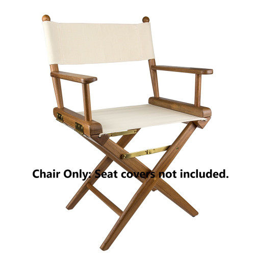 Whitecap Directors Chair w\/o Seat Covers - Teak [60040]
