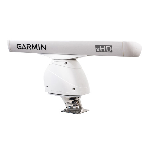 Seaview 5" Stainless Steel Power Mount - 7" x 7" Base - f\/Garmin\/Raymarine 3G\/4G Radar [PMA-5-7LSS]