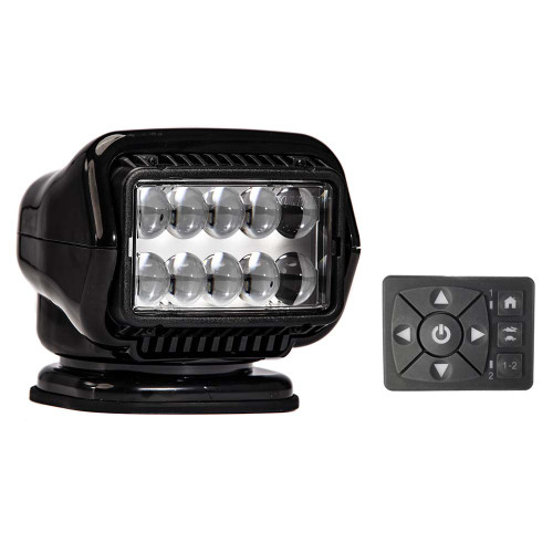 Golight Stryker ST Series Permanent Mount Black 12V LED w\/Hard Wired Dash Mount Remote [30214ST]