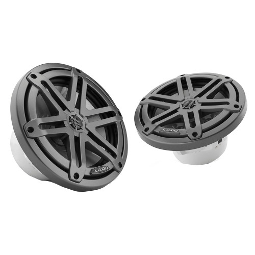 JL Audio M3 Series 7.7" Marine Coaxial Speakers w\/Grey Metallic Sport Grilles - M3-770X-S-Gm [010-03066-00]