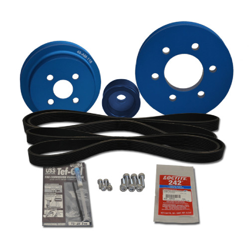 Barlmar Pulley Kit f\/Yanmar 4LH-A [48-YSP-4LH-A]