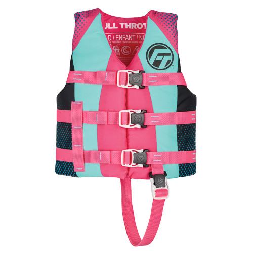 Full Throttle Nylon Life Jacket - Child - Pink [112200-105-001-26]