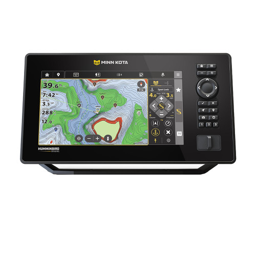 Minn Kota X9 CMSI+ VX 9" GPS\/Fishfinder w\/Transom Mount Transducer [412370-1VX]