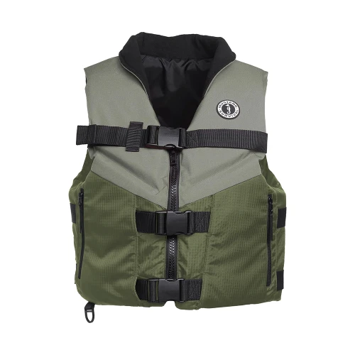Mustang Accel Foam Vest - Green\/Grey - XXL [MV4627-833-XXL]