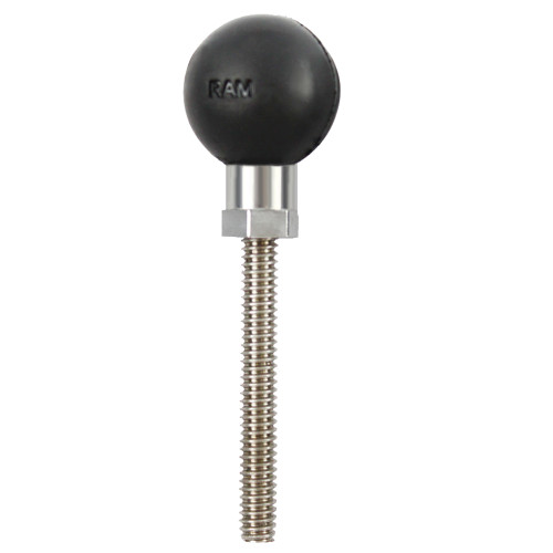 RAM Mount 1\/4"-20 x 2 1\/4" Threaded Stud w\/1" Ball [RAM-B-273U]