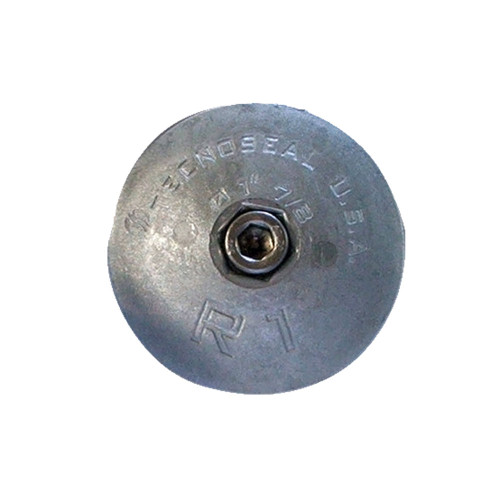 Tecnoseal R1 Rudder Anode - Zinc - 1-7\/8" Diameter [R1]