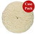 Presta Rotary Wool Buffing Pad - White Heavy Cut - *Case of 12* [810176CASE]