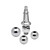 Draw-Tite Interchangeable Hitch Ball w\/ 1" Shank - 1-7\/8", 2", 2-5\/16" Balls [63803]