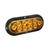 Wesbar LED Waterproof 6" Oval Surface Flange Mount Tail Light - Amber w\/Black Flange Base [40-767758]