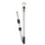 Perko Omega Series LED Universal Pole Light w\/Fold In Half Pole [1348DP8CHR]