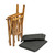 Whitecap Directors Chair II w\/Black Cushion - Teak [61051]