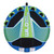 Full Throttle Wild Wake Shocker Towable Tube - 3 Rider - Blue [302400-500-003-21]