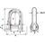 Wichard Captive Pin D Shackle - Diameter 4mm - 5\/32" [01401]