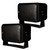 Poly-Planar Box Speakers - Pair - Black [MA9060B]