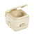 Dometic 964 Portable Toilet w\/Mounting Brackets - 2.5 Gallon - Parchment  [311096402]