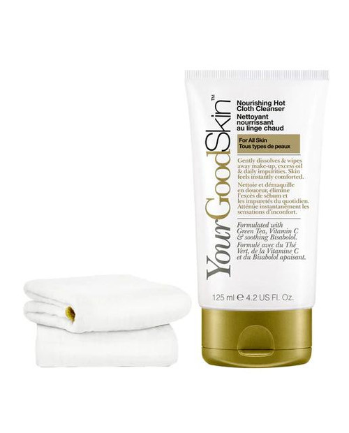 Limpiador nutritivo con toallita caliente 125 mL your good skin