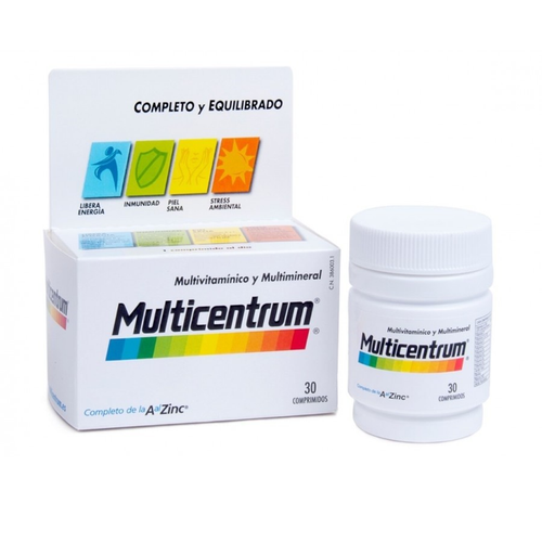 Multicentrum luteína 30 comprimidos