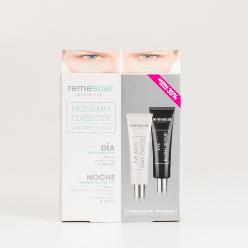 Remescar programa corrector contorno de ojos, 2x8 mL.