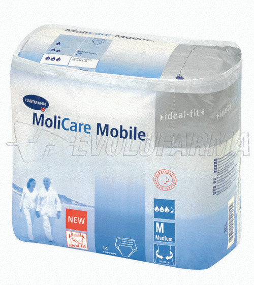 Hartmann molicare mobile 14 unidades talla s contorno cintura 60-90 cm.