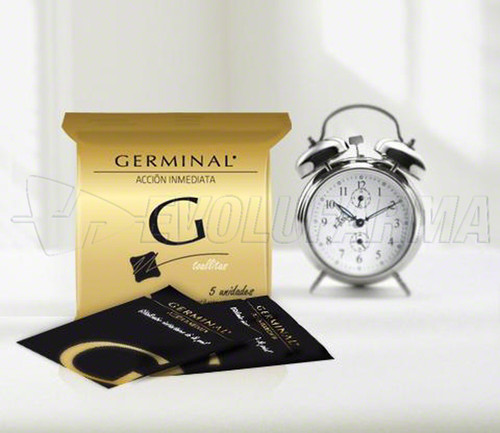 Germinal aCCión inmediata toallitas. 5 toallitas de 1,5 mL