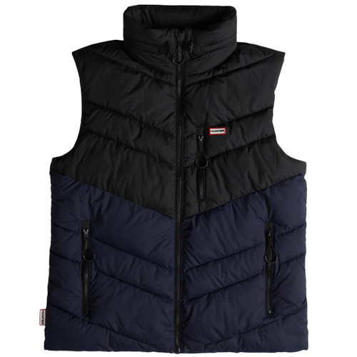 Navy/Black Hunter Mens Travel Packable Puffer Gilet