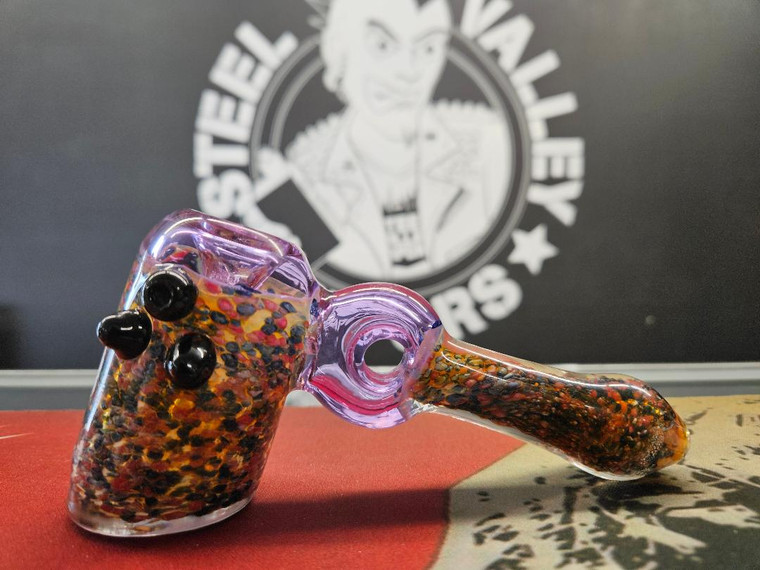 Heavy Worked Hammer Bubbler 7.5" image 0