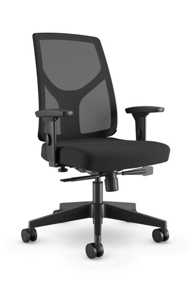 Yon Ergonomic Office Chair in Black - Humanspine