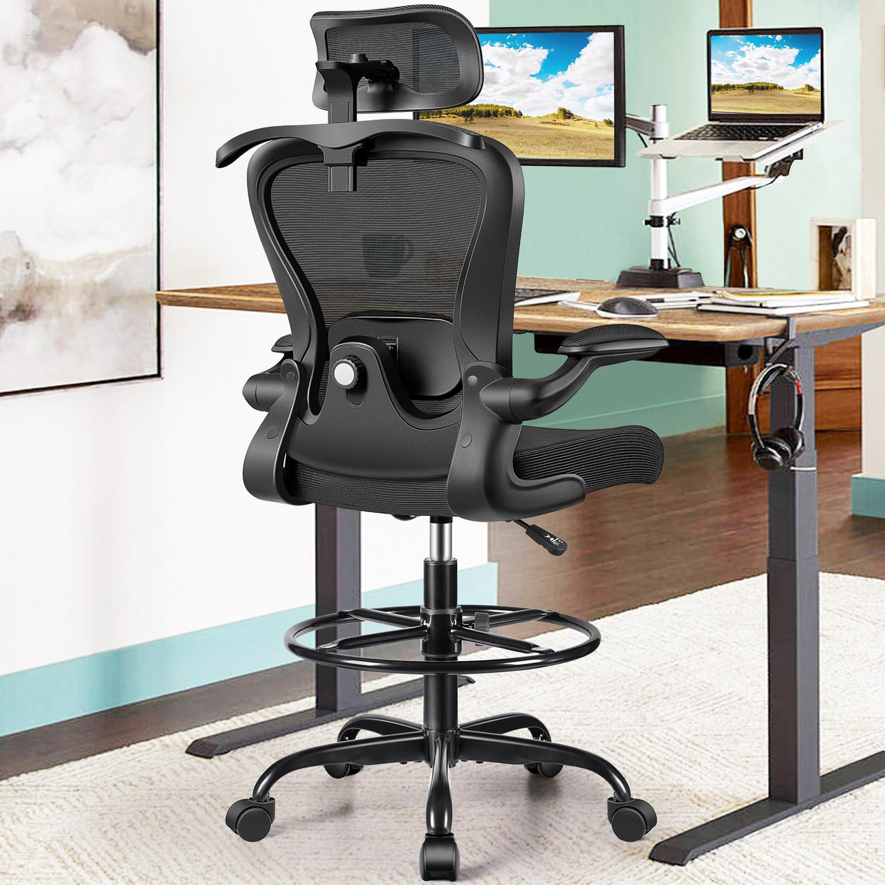 Standing Desk Ergonomic Chair With Desk SIHOO D05 Ergonomic