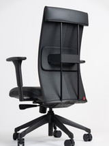 Leef Executive Office Chair in Black Leather