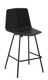 Stratos Counter/Bar Stool Black Color