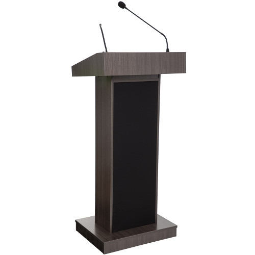 CoreSound Podium Series Sound Lectern (No Microphone, AC Powered, Ribbonwood)