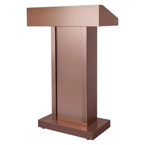 Heavy Duty Podium Stainless Steel Lecterns Stylish Modern Pulpits Well Designed Podium Stand Edge Guard Podium Widely Used