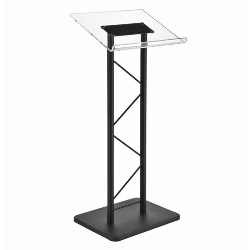 Modern & Stylish Acrylic and Metal Podium (43.4" Height)