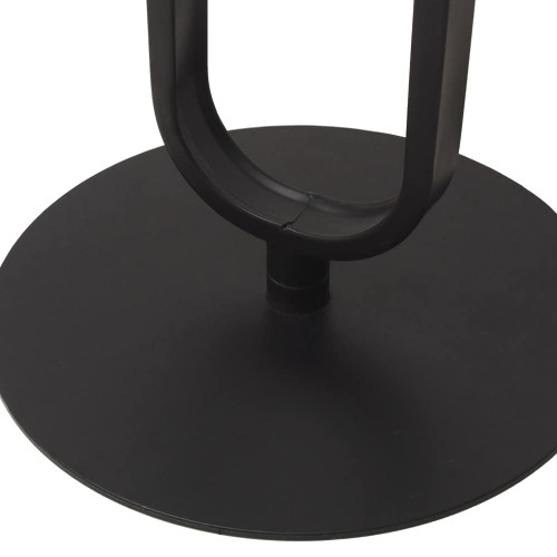 Side Table with Marble Top Metal Pub Bar Round Table Modern Sofa Side End Table Coffee Tray Side Desk for Couch Living Room Bedroom